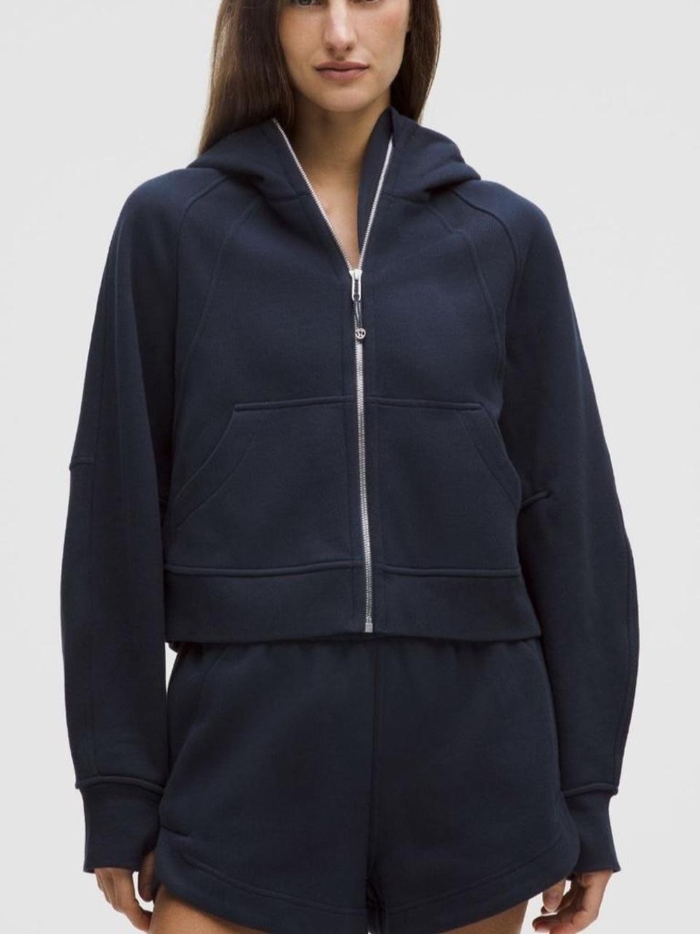Lululemon Scuba Oversized Full-Zip Hoodie in true navy